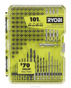 101個ドリルとドライブのセット RYOBI XJJH818 アクセサリー