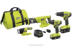 18v 1+ 4 ツール コンボ キット RYOBI XJJH865 パワーツール