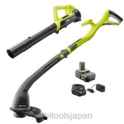 18v one+ ストリングトリマー/エッジャー & ブロワーコンボキット RYOBI XJJH422 屋外