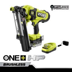 18v one+ hp ブラシレス空爆 21 度フレーム釘打機キット RYOBI XJJH169 パワーツール