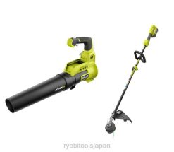 40V ストリングトリマー & ブロワーキット RYOBI XJJH420 屋外