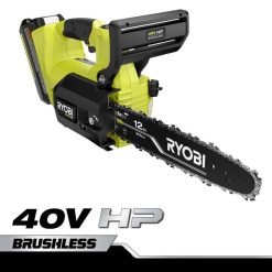 40v hp ブラシレス 12 トップハンドル チェーンソー キット RYOBI XJJH356 屋外