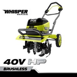 40v hp ブラシレス ウィスパー シリーズ 16 フロントタインティラー RYOBI XJJH450 屋外