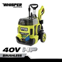 40v hp ブラシレス ウィスパー シリーズ 2000 psi 高圧洗浄機 RYOBI XJJH372 屋外