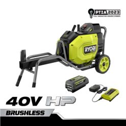 40v hp ブラシレスキネティックログスプリッターキット RYOBI XJJH423 屋外