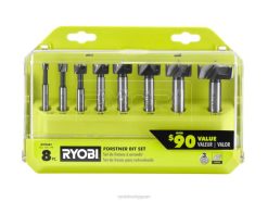 8個フォスナービットセット RYOBI XJJH801 アクセサリー