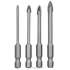 ガラスとタイルビットの4本セット RYOBI XJJH837 アクセサリー