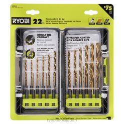 チタンドリルビットキット（22本入り） RYOBI XJJH789 アクセサリー