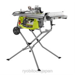 ローリングスタンド付き10台の拡張容量テーブルソー RYOBI XJJH118 パワーツール