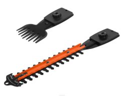 付属品のハサミと植え込みブレード RYOBI XJJH323 屋外