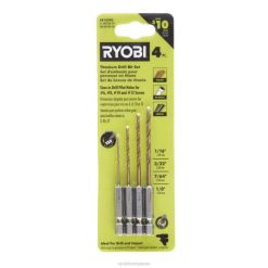 六角シャンクパイロットチタンドリルビットセット（4本） RYOBI XJJH820 アクセサリー